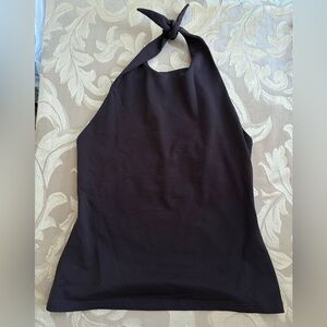 Susana Monaco Chocolate Brown Halter Top Small